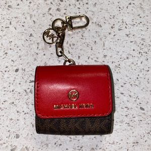 Michael Kors Logo Clip Case for Apple Airpods